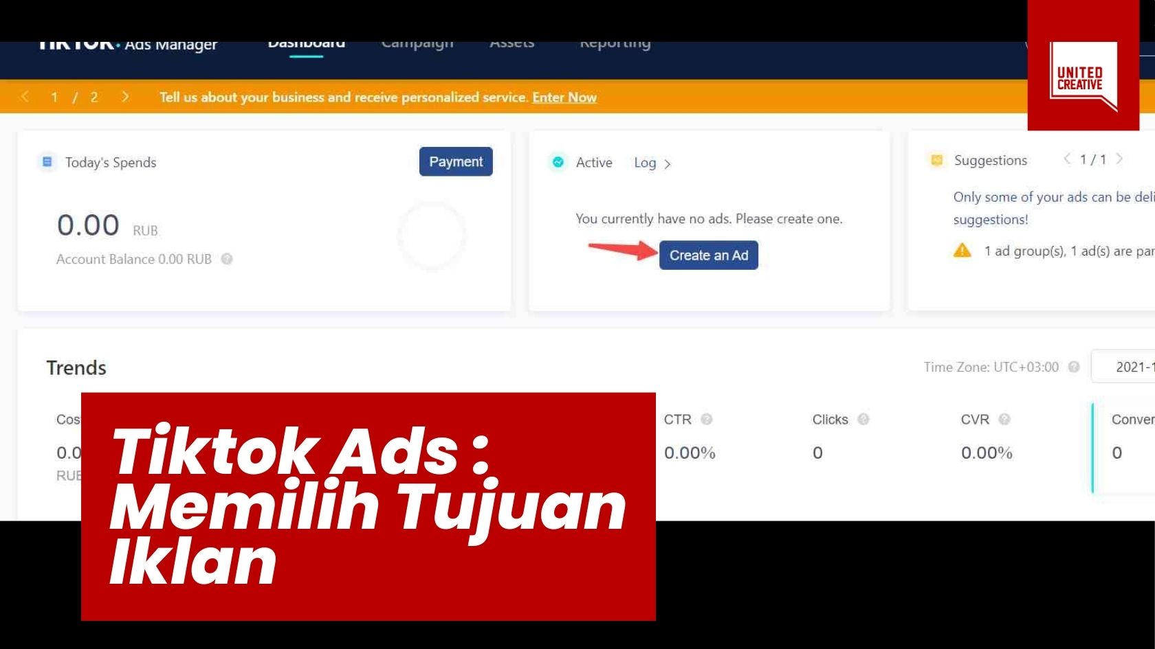 Tiktok Ads Manager : Panduan Memilih Tujuan Iklan